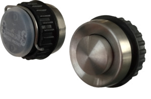 RVS beldrukker | 16 mm