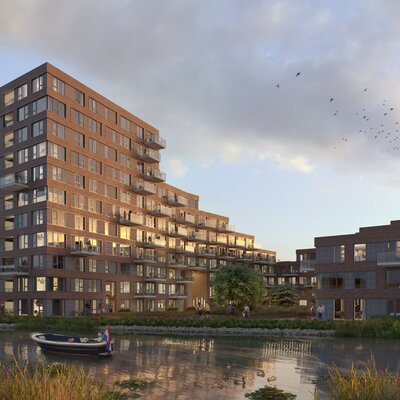 160 appartementen The Yard Groningen