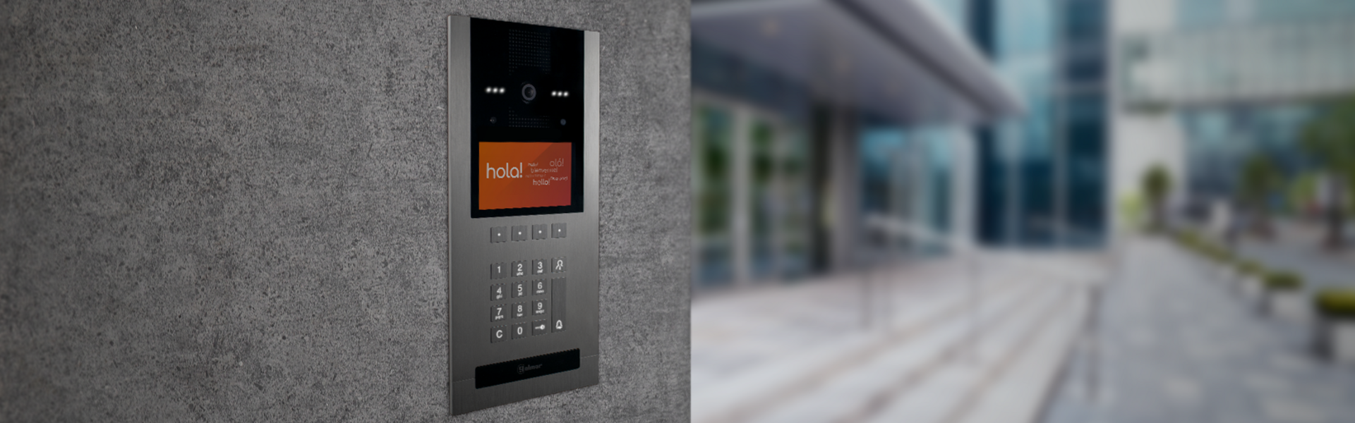 SIXTY5 camera-spreek-luister paneel | Code-scroll, RFID ip-opener lezer, zwart | G2+